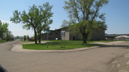 Location where old Housing Office was before demolition and clean up